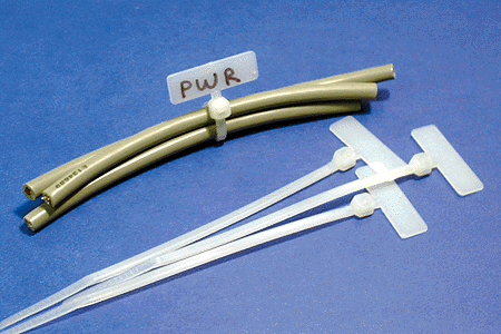 Wire Management Products -- Flag Cable Ties, 4" pkg(20)
