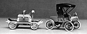 1904 Curved Dash Oldsmobile - Kit -- Run-About & Rail Inspection Cars