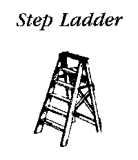 Custom Ladders -- 8' Step (brown)