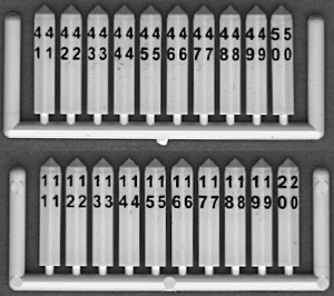 Mile Post Markers Numbers 1-50
