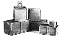 Wood Crates (Plastic Kit, pkg(8)