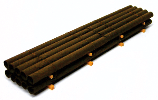 Freight Car Load -- Half Pipes Stack Load
