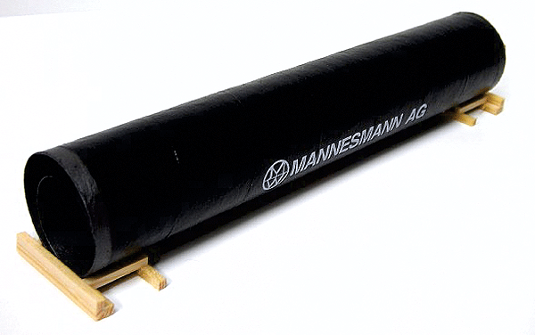 Freight Car Load -- Nested Mannesmann Pipe Load (black), stack of 2