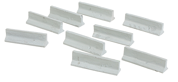 Jersey Barrier -- Concrete pkg(9)