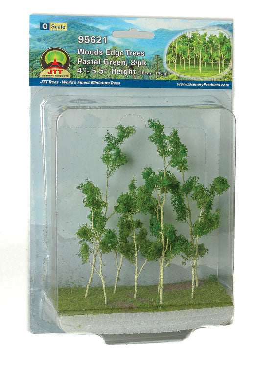 Woods Edge Trees -- Pastel Green 4 to 5-1/2" pkg(8)