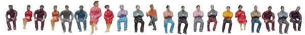 Seated People -- pkg(50)