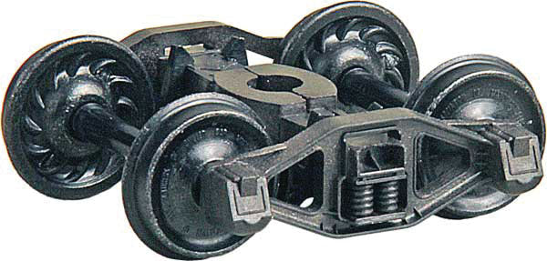 Bettendorf T-Section Trucks w/33" Code 88 Ribbed-Back Metal Wheels -- pkg(2)