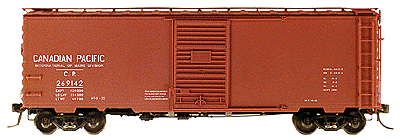 PS-1 Boxcar 6' Youngstown Door -- CP #269142 (Light Tuscan,white lettering) w/6' Camel-Youngstown Door