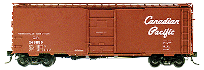 40' PS-1 Boxcar w/6' 5 Panel Superior Door -- CP #268885 International of Maine Division (Oxide Red)