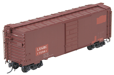 40' PS-1 Boxcar w/6' 7-Panel Superior Door -- Lasalle & Bureau County #170961 (Boxcar Red "patch")