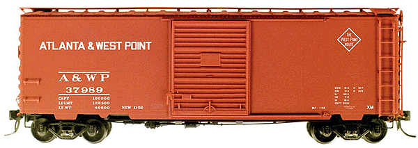 40' PS-1 Boxcar w/8' Camel Youngstown Door -- Atlanta & West Point