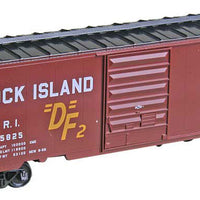 40' PS-1 Boxcar w/6' Youngstown Door w/ "HGC" Trucks - Assembled -- Rock Island #5825