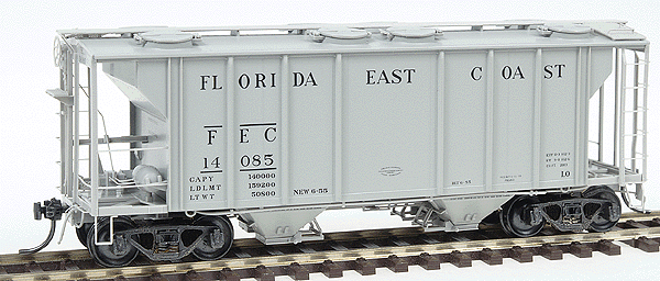 PS-2 2-Bay Hopper w/Channel Sides -- Florida East Coast #14085 (gray)