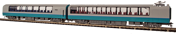 Electric Passenger 251 Superview Odoriko Powered -- 4 Car Add-On Set:Moha 250-2, Moha 251-2, Moha 250-1, Moha 251-1