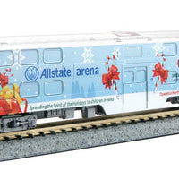 2016 Operation North Pole Starter Set - Standard DC -- Metra F40PH, 3 Bi-Level Cars, Track Oval, Power Pack