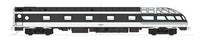 CN Transcontinental 7-Car Passenger Set with Interior Lighting - Ready to Run -- Canadian National (1960s; black, white, red; CN Noodle Logo)
