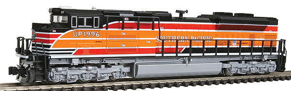 EMD SD70ACe - Standard DC -- Union Pacific #1996 (Southern Pacific Heritage Scheme, black, orange, red)-1