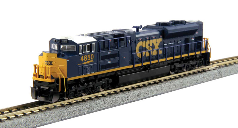 EMD SD70ACe - Standard DC -- CSX #4850 (Dark Future, blue, yellow)