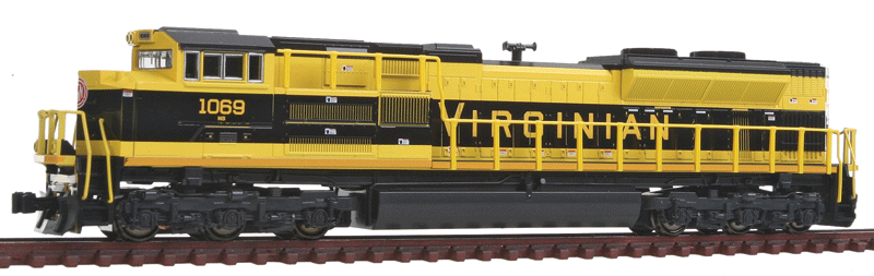 EMD SD70ACe w/Norfolk Southern Details - Standard DC -- Norfolk Southern #1069 (Virginian Heritage Scheme, black, yellow)