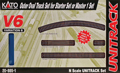Unitrack V6 Set -- Outer Oval For M1 Starter Set