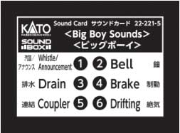 Soundbox Sound Card -- Union Pacific Big Boy (Fits Soundbox #381-22102)