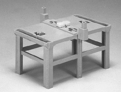 Double Track Pier -- Pre Cast 2" (50mm)
