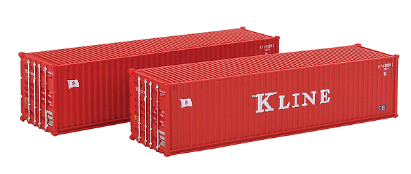 40' Corrugated Container 2-Pack -- K-Line pkg(2)
