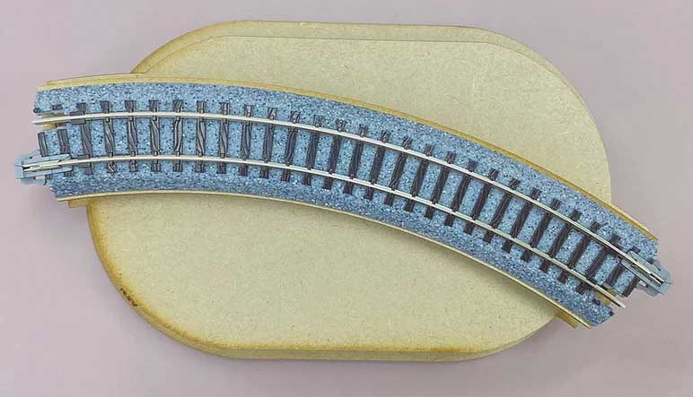 Mini-Diorama Kit -- Curved - 7" 18.3cm Radius - Unitrack-1