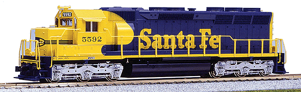 Diesel EMD SD45 Powered -- Santa Fe #5592