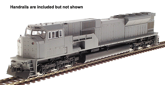 Diesel EMD SD80MAC Powered -- Undecorated