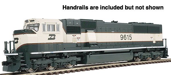 EMD SD70MAC - Standard DC -- Burlington Northern #9615