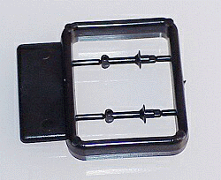 Caboose Smokejacks pkg(2) -- Black