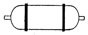 Air Tank -- Approximately 2 x 6'