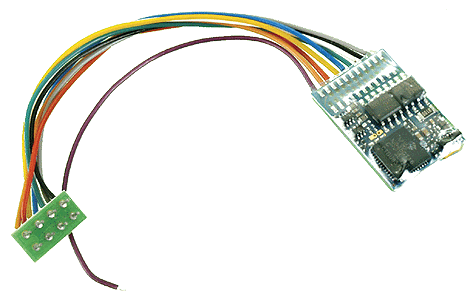 LokPilot DCC V2.0 Standard Decoder (No Sound) -- NMRA 8-Pin Plug
