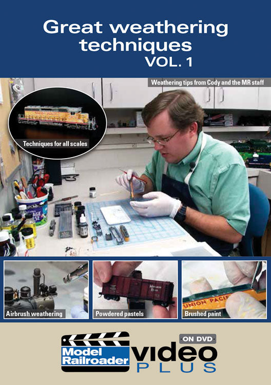 Model Railroader Video Plus DVD -- Great Weathering Techniques Volume 1