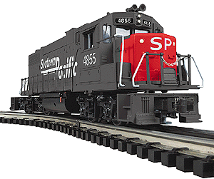 GOLD Line(TM) Diesel EMD GP38-2 Powered w/Sound -- Southern Pacific (gray, red, white w/speed lettering)