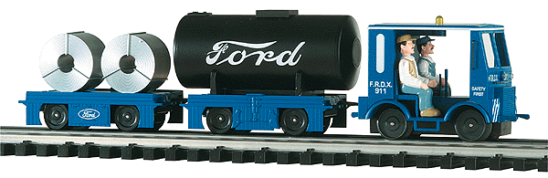 Speeder Powered -- Ford w/2 Trailers