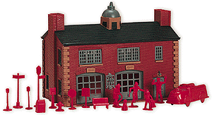 K-Lineville(R) Building Kits -- Firehouse