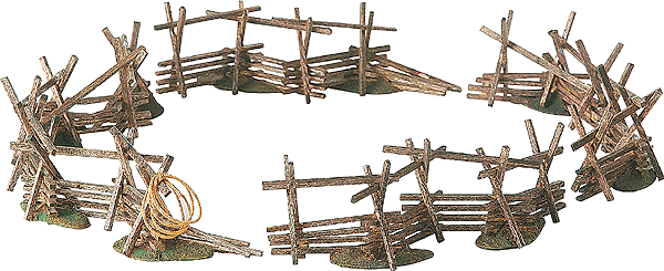 Mainline America Fully Asssembled -- Split Rail Fences