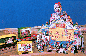 Coca-Cola Circus Tent and Figures