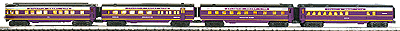 Streamlined 4-Car Set -- Atlantic Coast Line