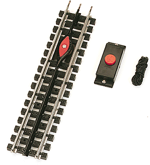 Super "K" Track -- Remote Uncoupler Section Black Ties