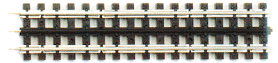 Super "K" Track -- Regular Straight w/Shadow Rail