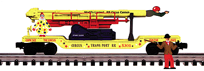 Gold Line(tm) Cannon Car -- Circus