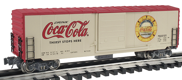 Unloading Boxcar -- Coca-Cola