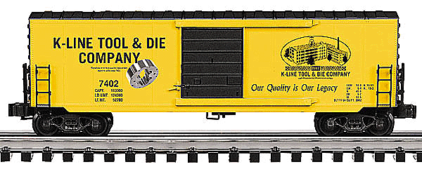 Operating Boxcar -- K-Line Tool & Die Company