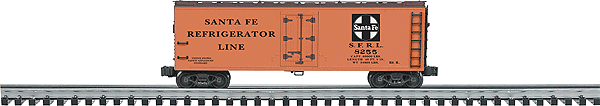 Gold Line(tm) Die Cast Wood Sided Reefer -- Atchison, Topeka & Santa Fe