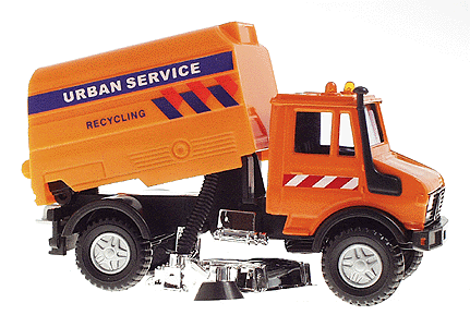 Diecast Construction Equipment -- Unimog Road Sweeper