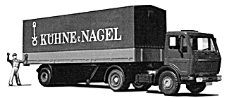DB van semi Kuhen&Nagel