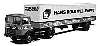 MAN van semi Klob-Wellpap
